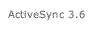 ActiveSync 3.6